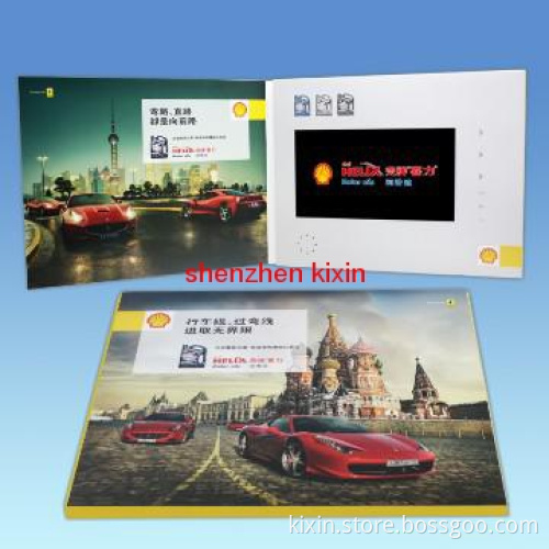 2013 Latest Video Business Name Card Video Brochure LCD Video Card